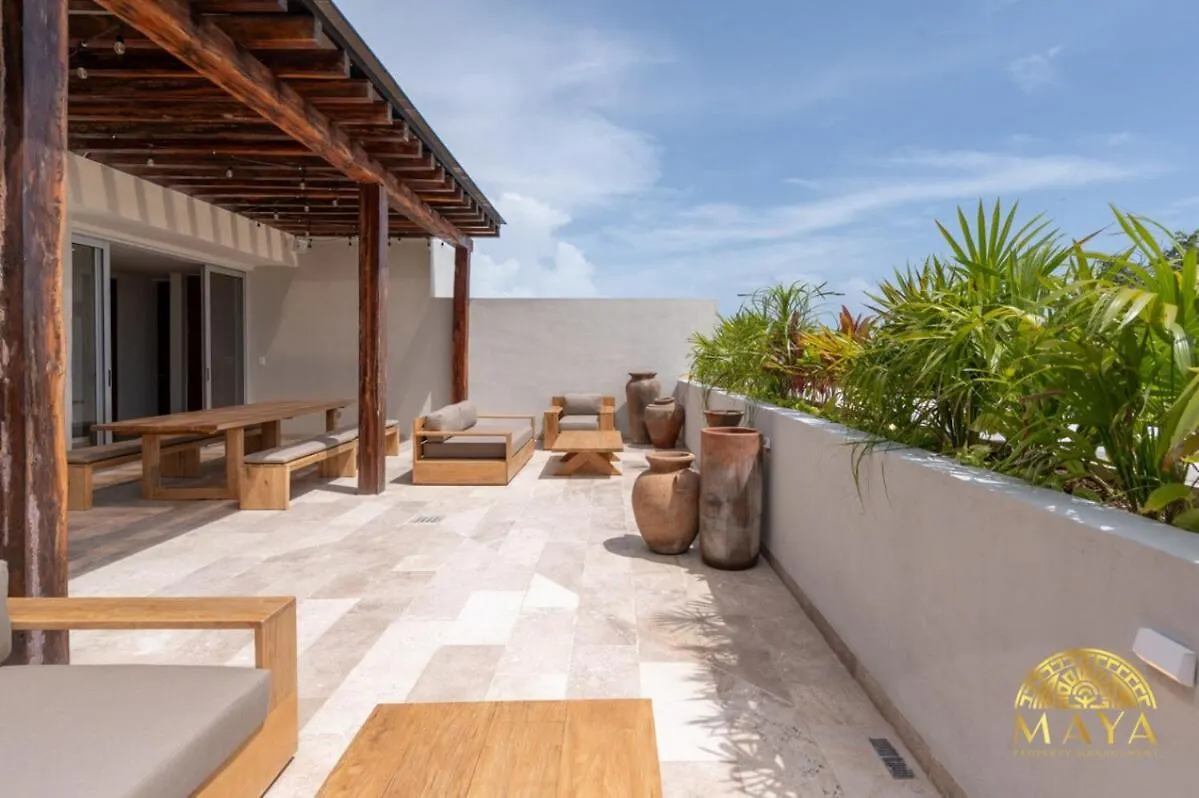דירה טולום Nhoa 203A Lux 2Br Condo Pool View In Aldea Zama מקסיקו