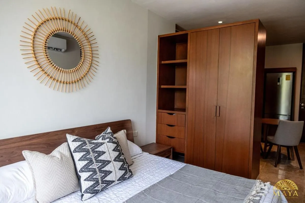 Nhoa 203A Lux 2Br Condo Pool View In Aldea Zama トゥルム アパート
